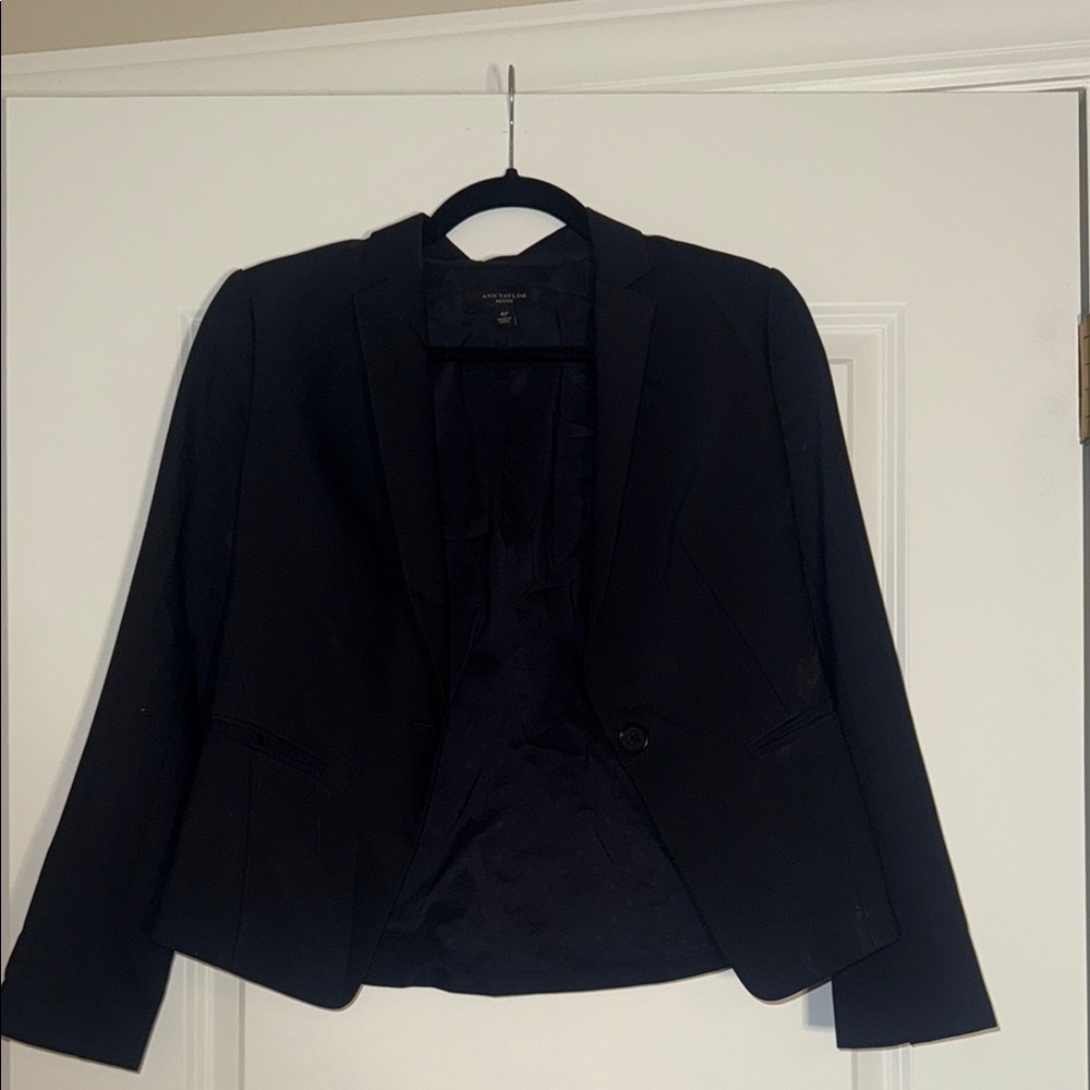 Ann Taylor Black Blazer Jacket